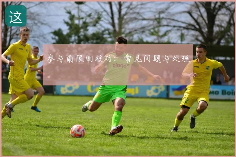 参与前限制核对:常见问题与处理
